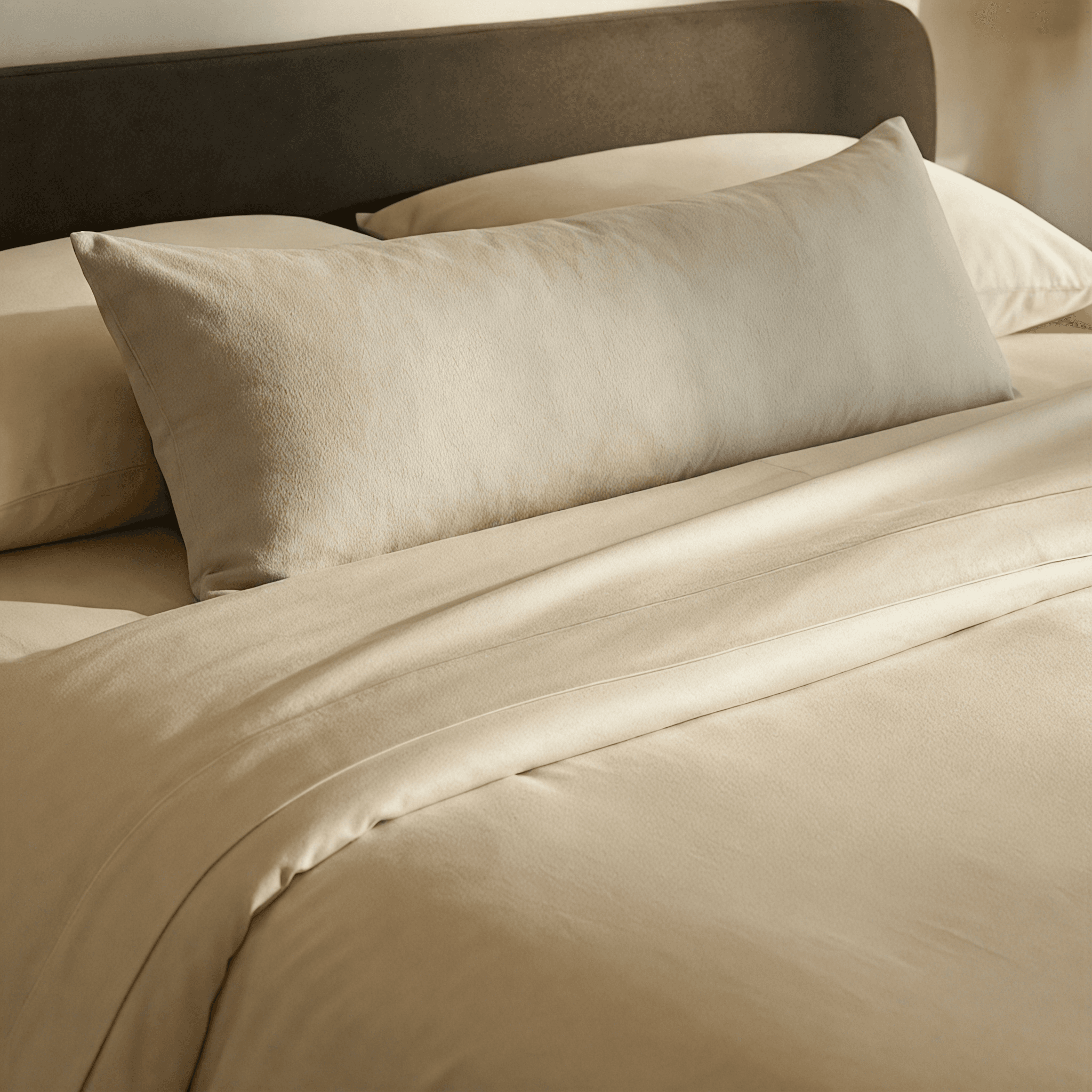 A well-made bed