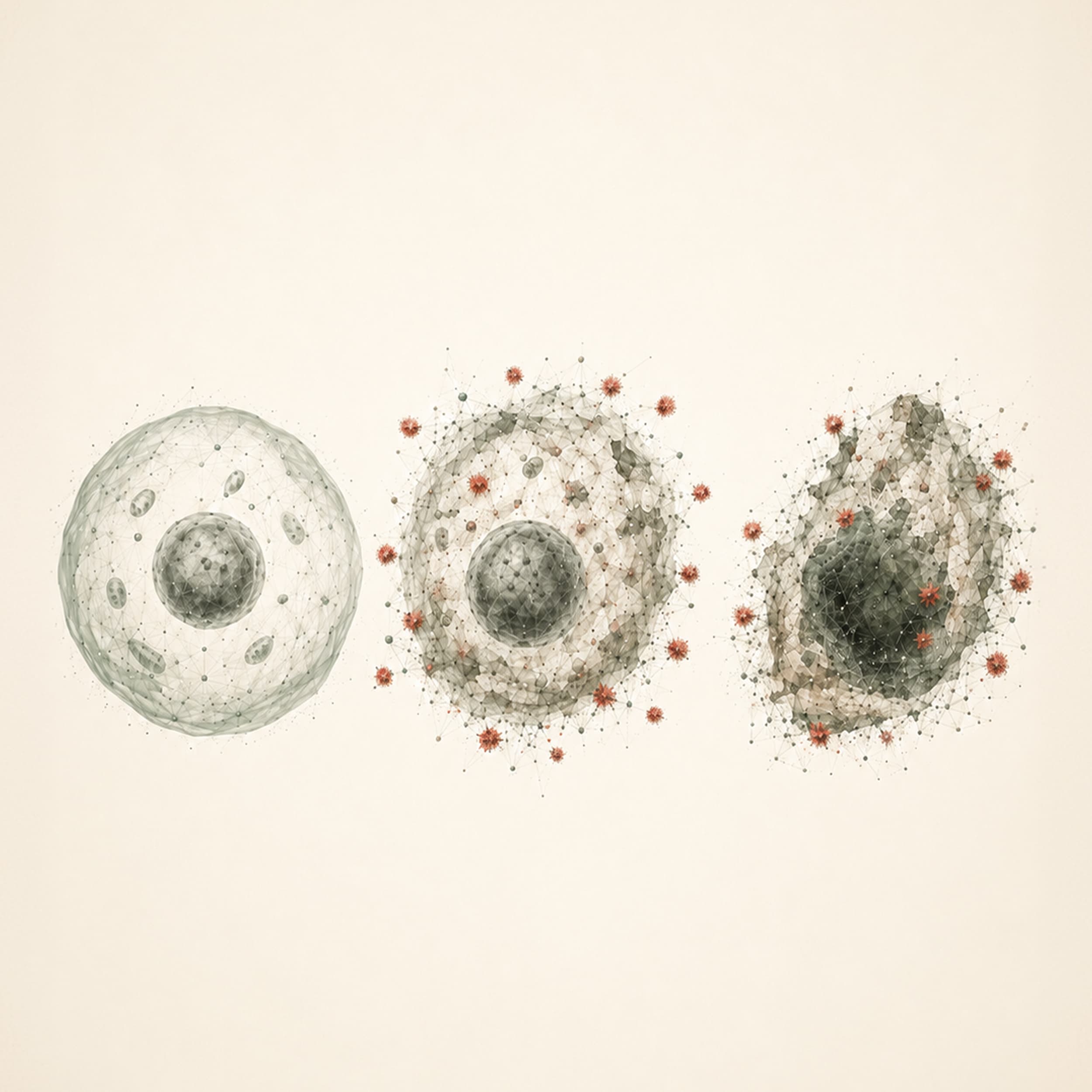 Process of cell undergoing oxidative stress